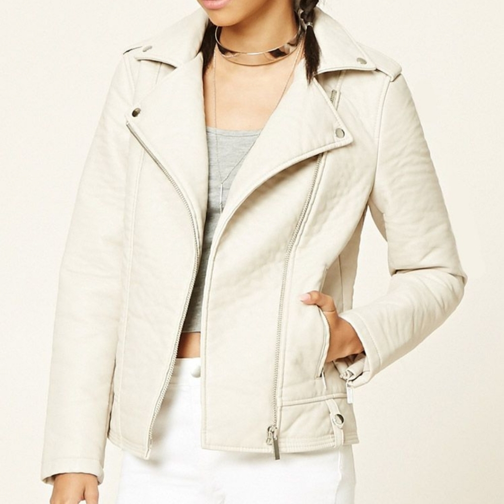 Faux Leather Moto Jacket

 Forever 21